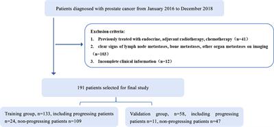 MRI radiomics predicts progression-free survival in prostate cancer